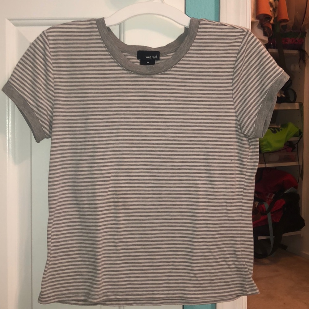 Stripped cropped top!